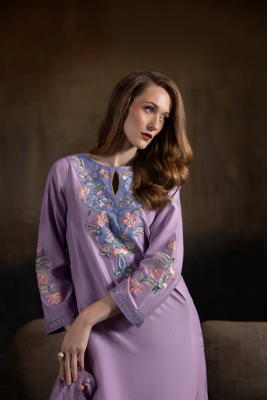 Enchanted Garden shirts and dupatta