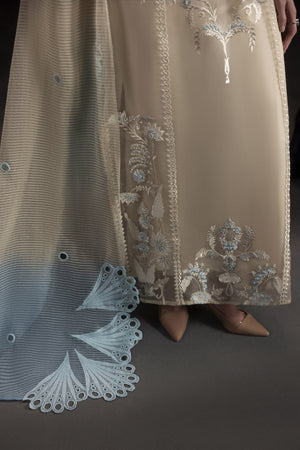Ocean pearl shirt,dupatta and plazzo pants