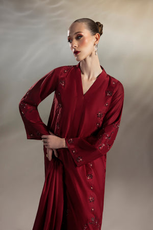 Red Wine shirts and dupatta