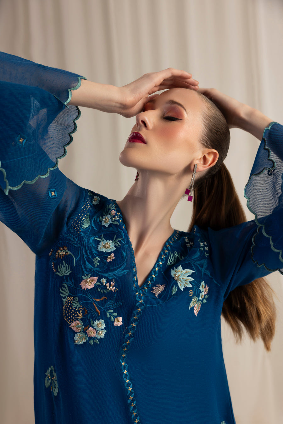 Sapphire Whisper shirts and dupatta