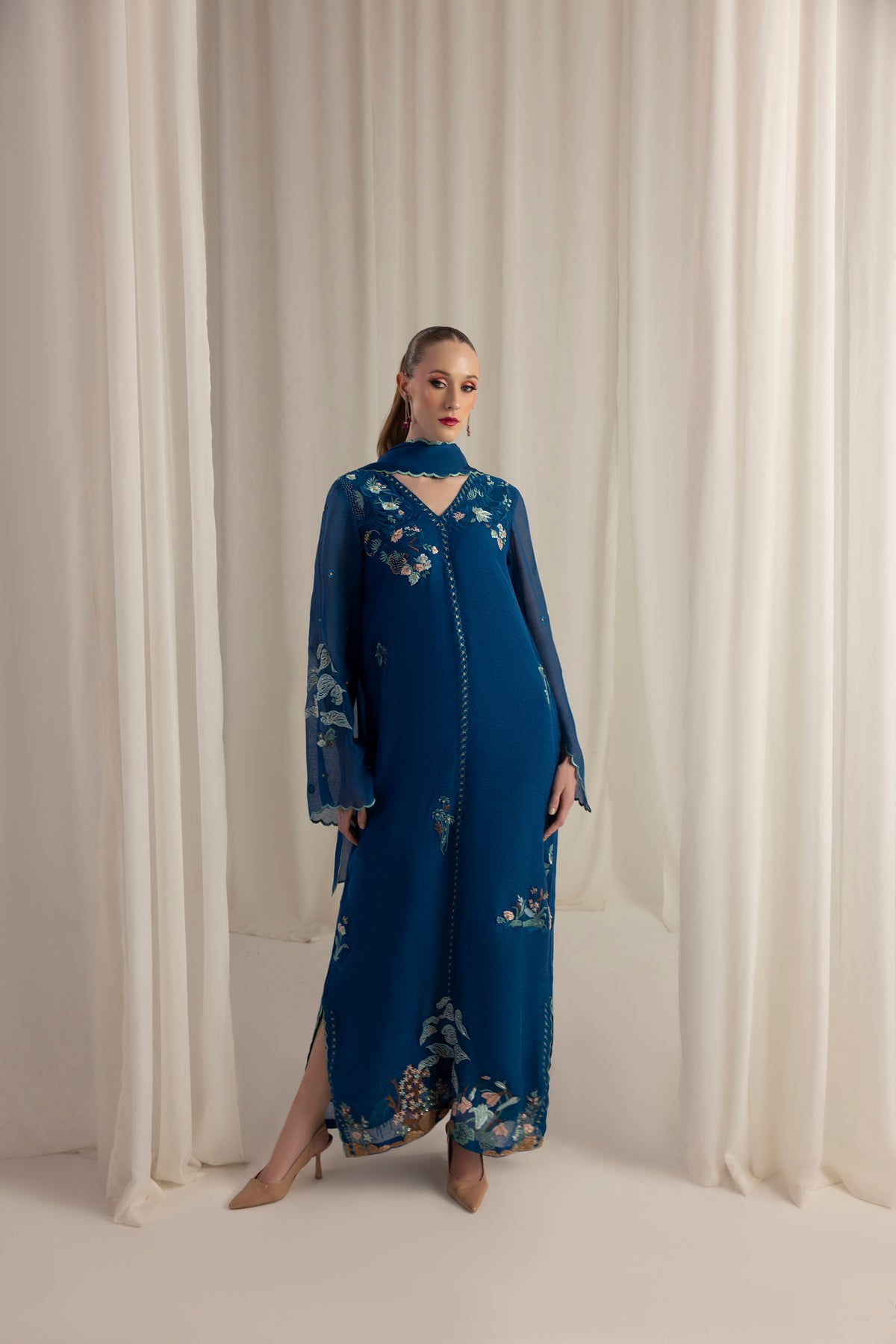 Sapphire Whisper shirts and dupatta