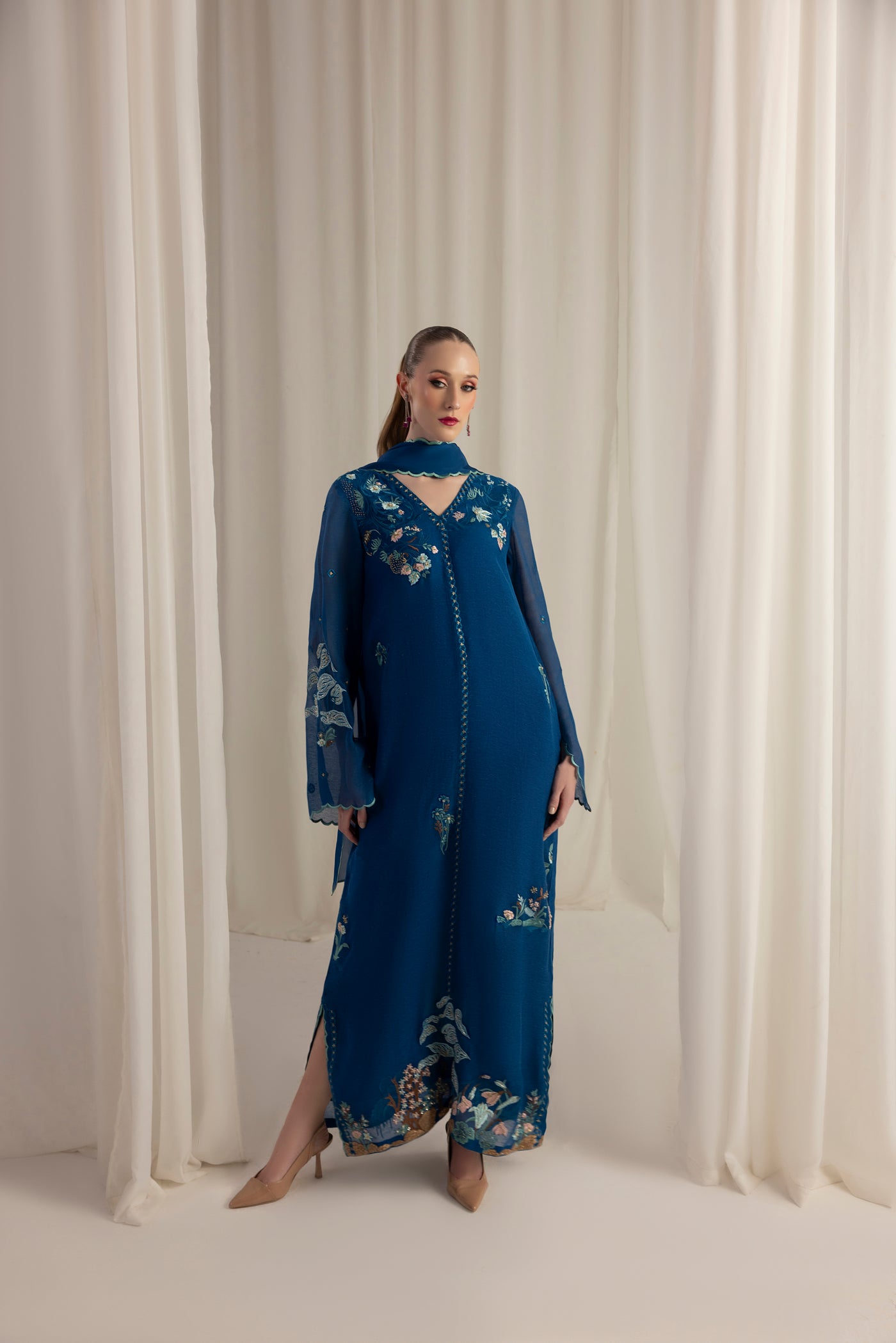 Sapphire Whisper shirts and dupatta