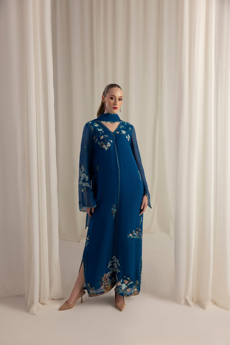 Sapphire Whisper shirts and dupatta