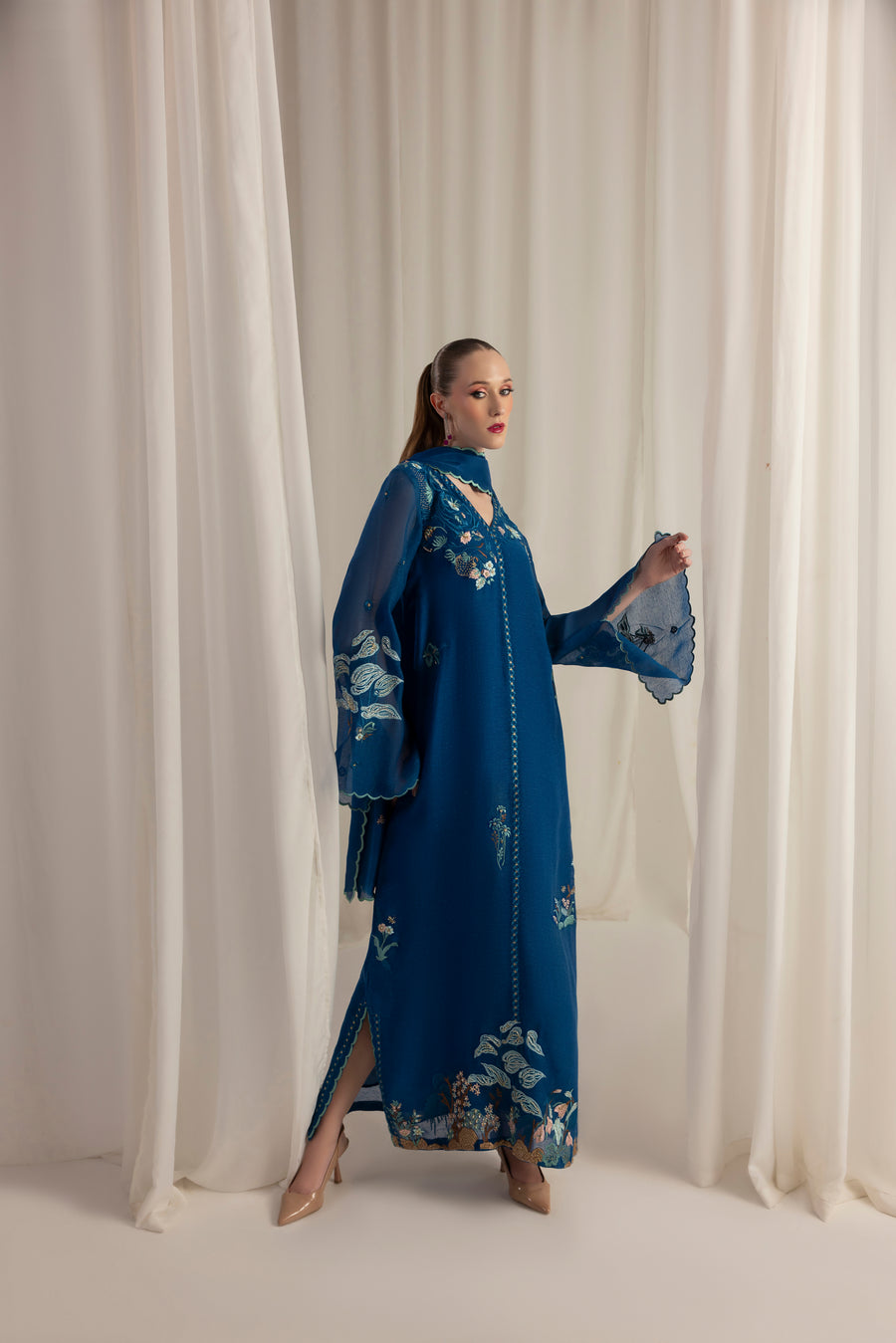 Sapphire Whisper shirts and dupatta